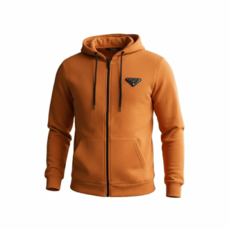 Zipper Cotton Hood Mustard