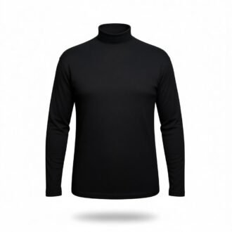 Mock Neck Black