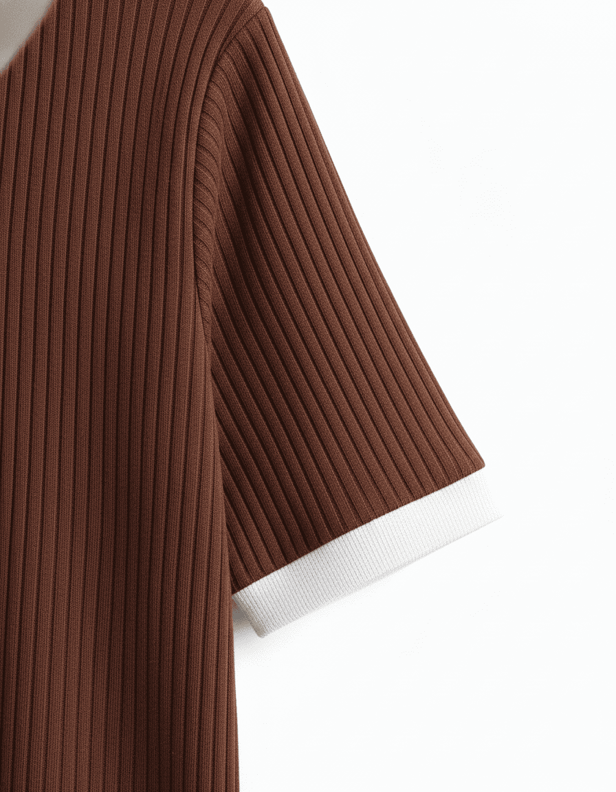 Polo-T Shirt Brown - Image 8