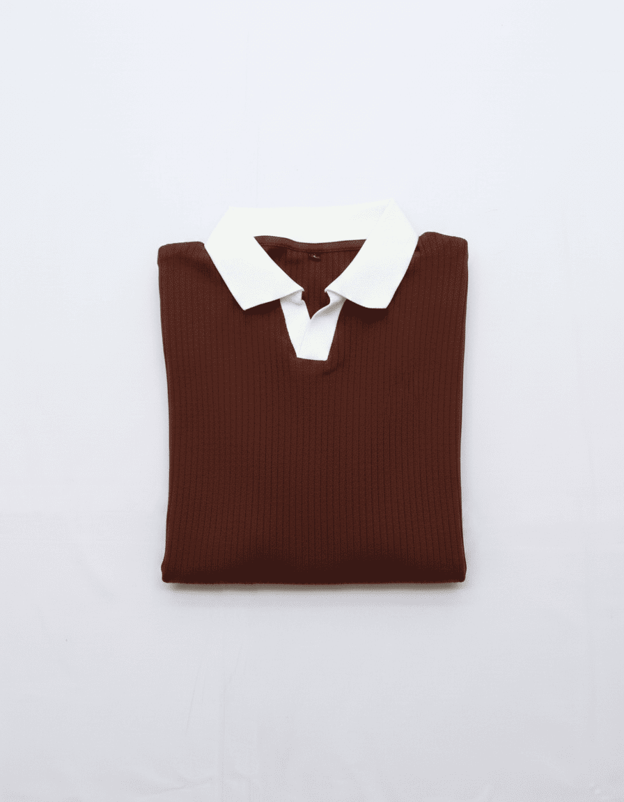 Polo-T Shirt Brown - Image 9