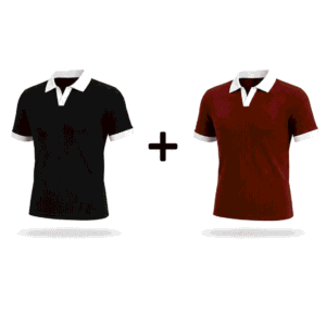 Pack of two Black & Brown