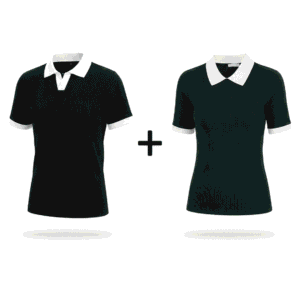 Pack of two Green & Black